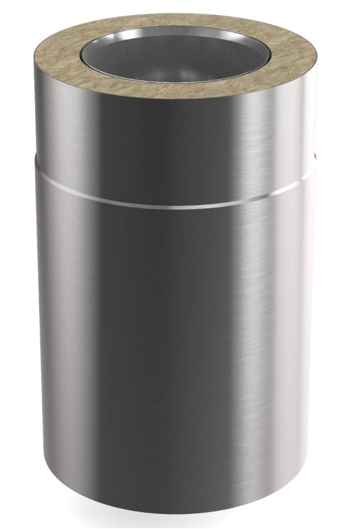 Steck-Fit Längenelement 250mm Ø 100 mm - Matt